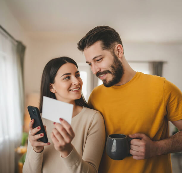 Frau denkt über eine Frage nach